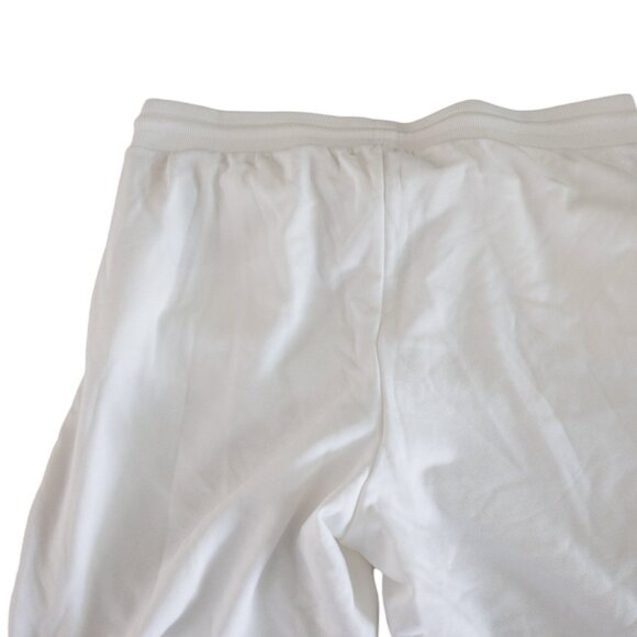 Guess Los Angeles NWT White Cream Athletic Casual Joggers with Rose Gold Glitter - Picture 7 of 13